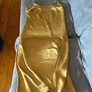 Levi's Gold Mini Dress